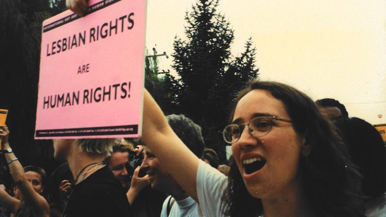 Lesbian Tent protest