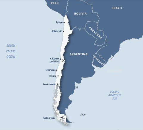 chile map