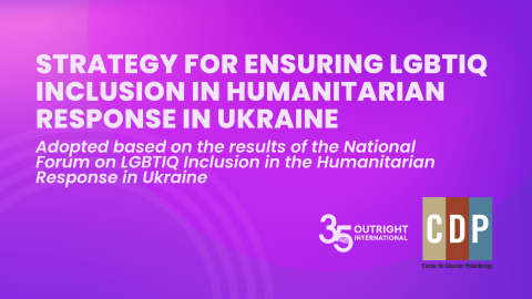 Ukraine Report cover white text on purple background